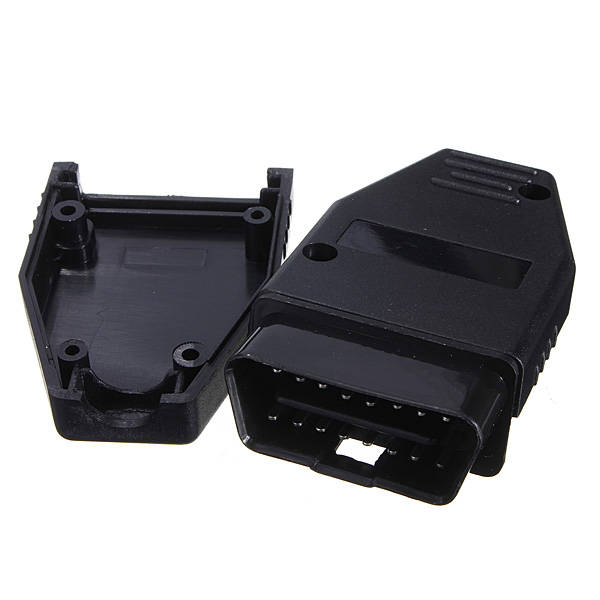 Universal 16 Pin OBD2 Male Connector Plug Adapter Diagnostic Tool