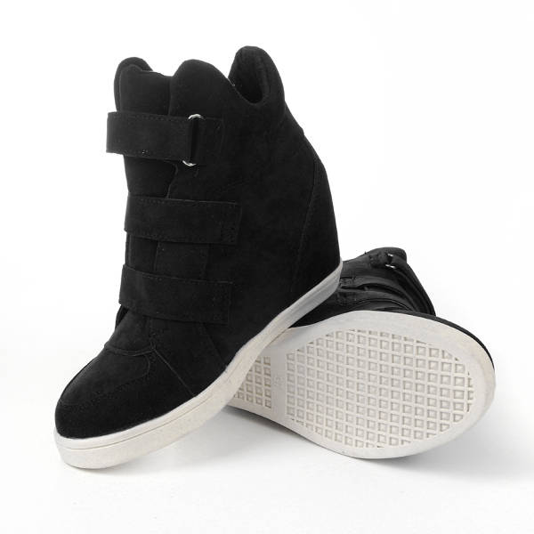 Women Wedge Sneakers Height Increasing Shoes Platform Casual Boot