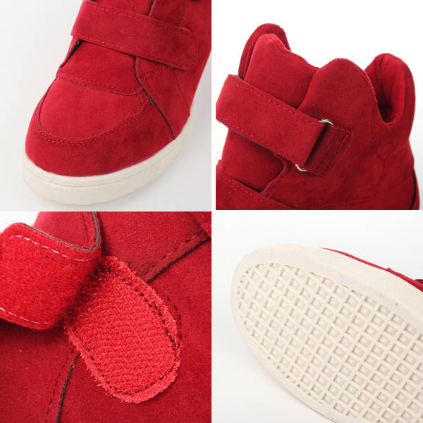 Women Wedge Sneakers Height Increasing Shoes Platform Casual Boot