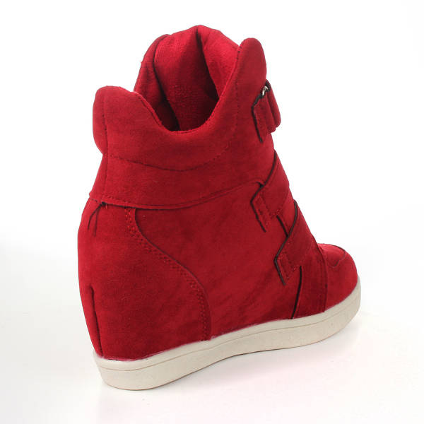 Women Wedge Sneakers Height Increasing Shoes Platform Casual Boot