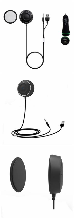 Car Bluetooth 4.0 NFC Car Adapter Kit Portable Receiver Handsfree for Xiaomi iPhone SmartPhone Wireless Talk