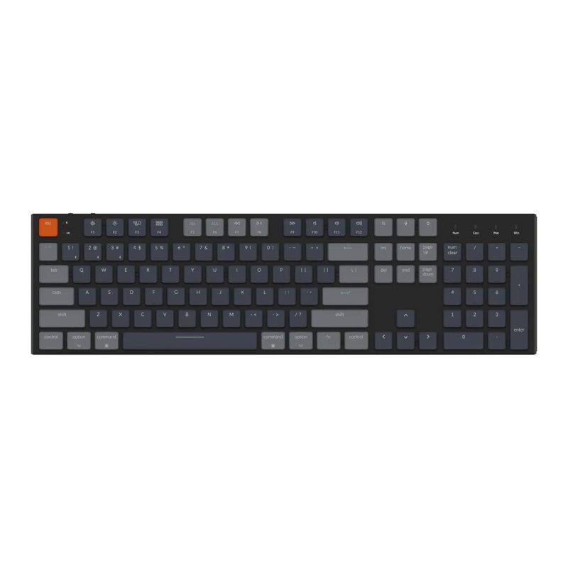 Keychron K5 ANSI Full Size Layout 104 Key - Brown Switch RGB Hot-Swap - Optical Wireless Low-Prof...