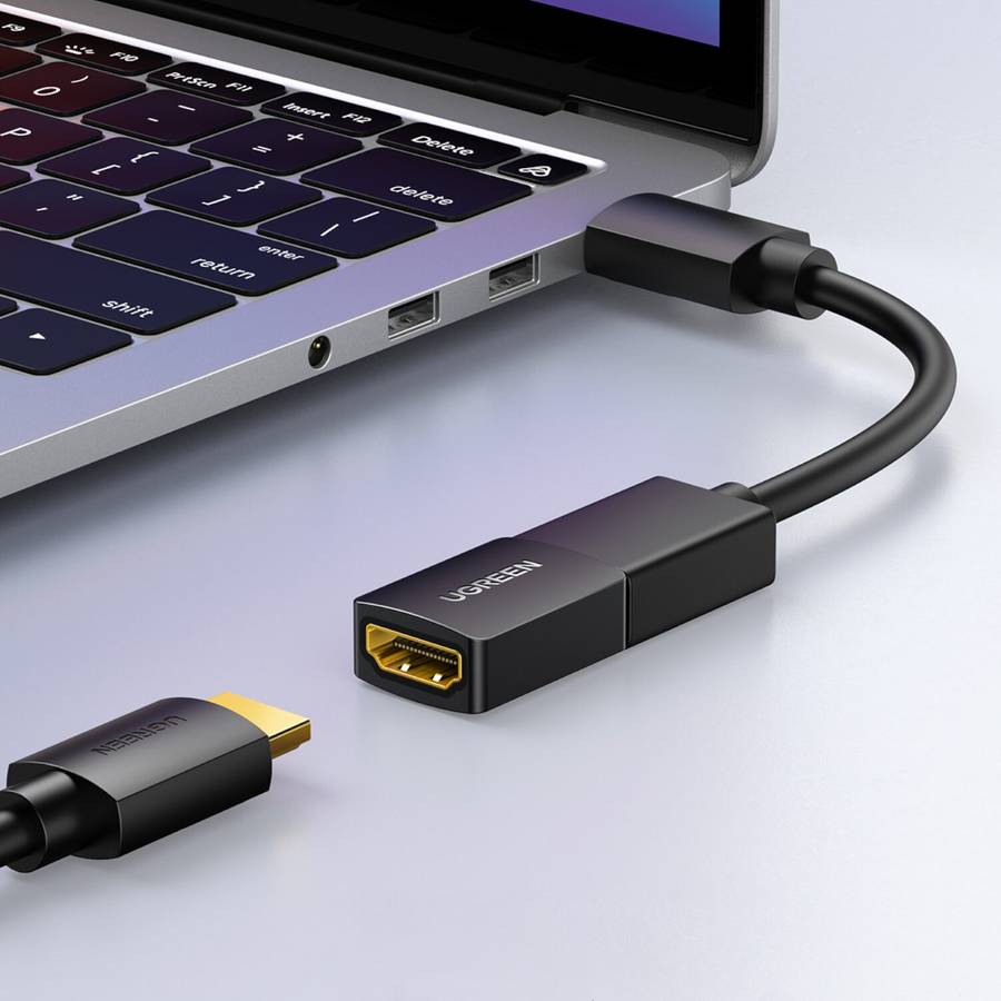 UGREEN 20107-20107 HDMI Female to Female Adapter - Black