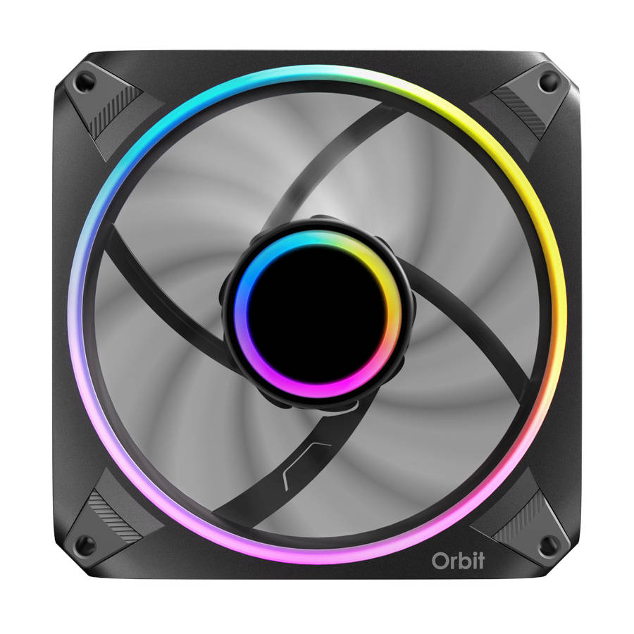 Antec ORBIT PWM 120mm ARGB Fan 3 Pack - Black