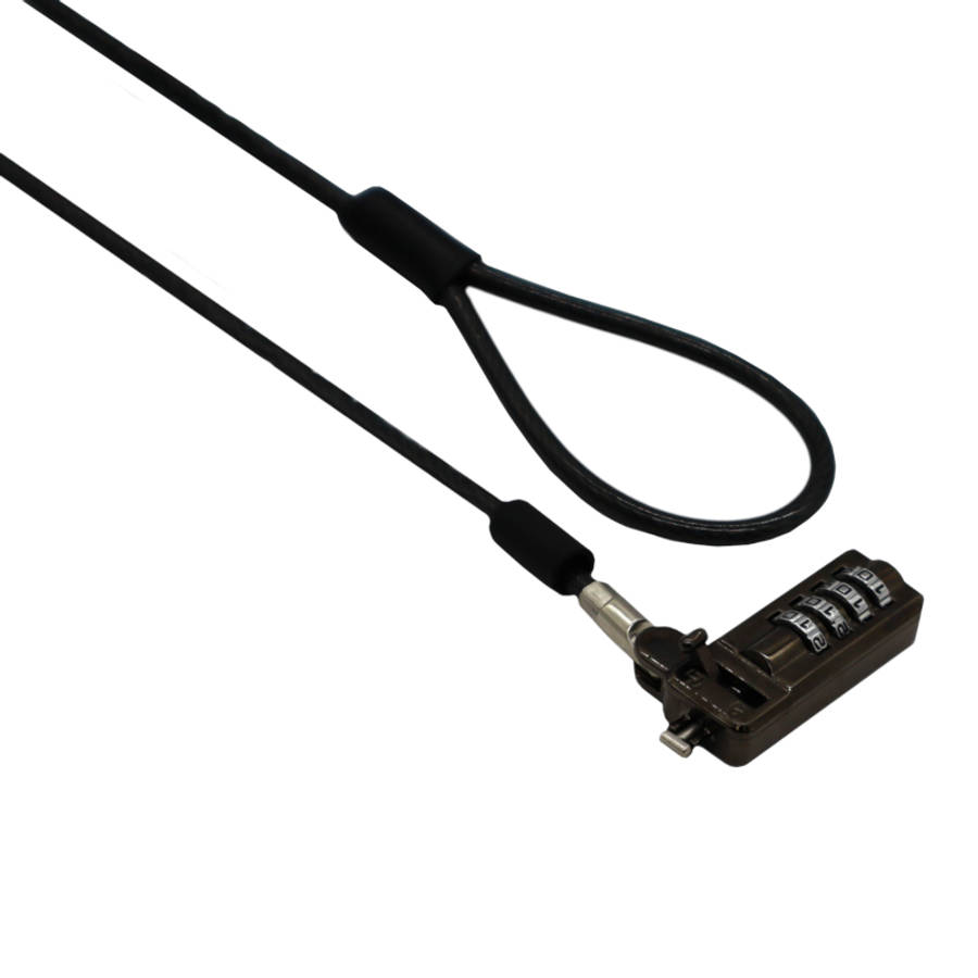 GIZZU 2m Slimline Combination Notebook and Ultrabook Cable Lock