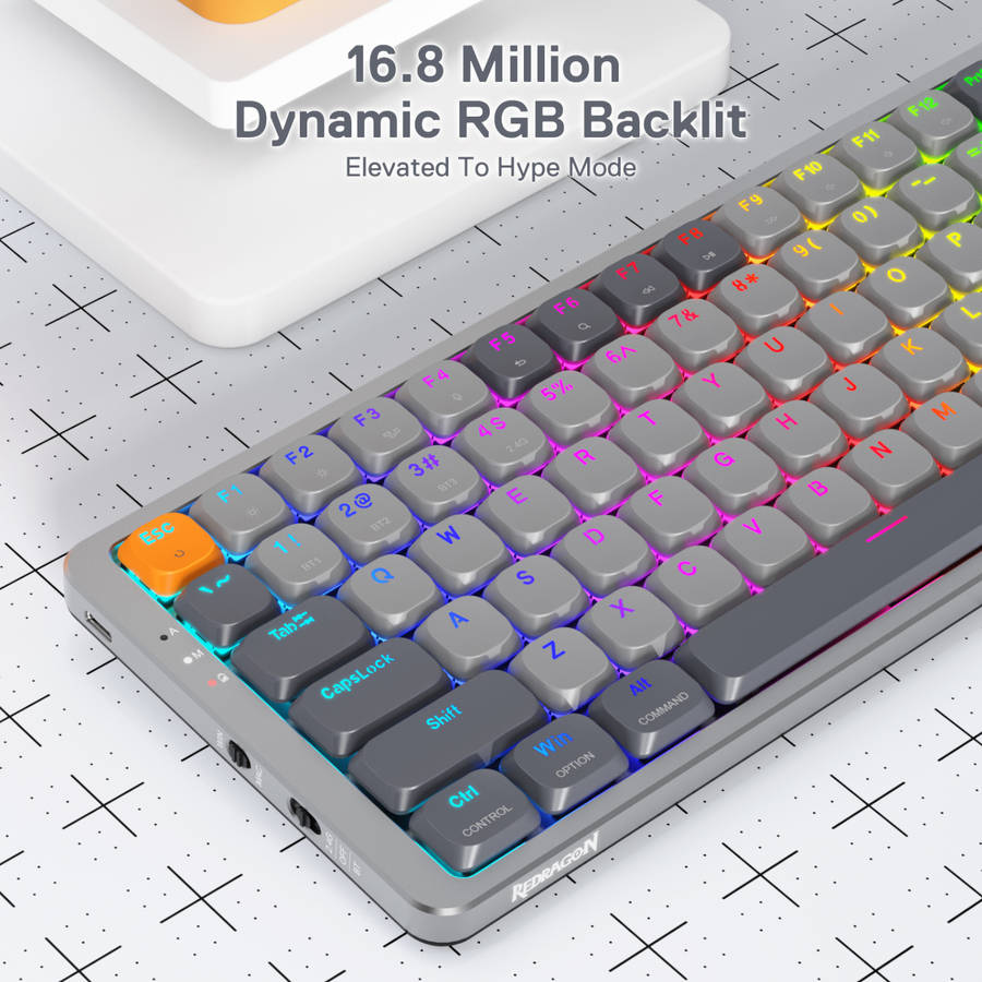 REDRAGON MECHANICAL AZURE Wireless Gaming Keyboard