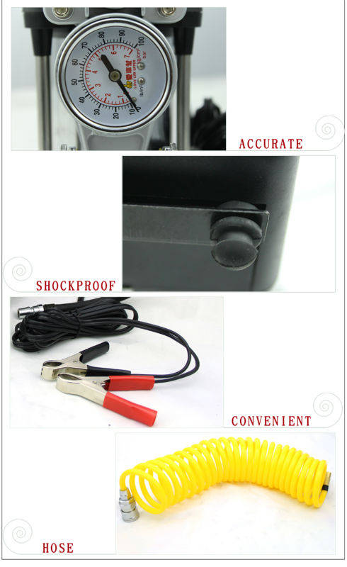 12v double cylinder air pump (HL--8807)