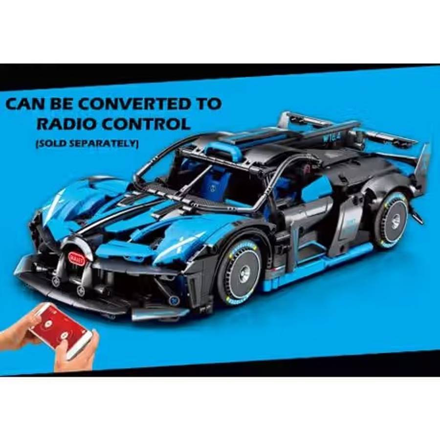 Sembo Technic 1/14 Scale Bugatti Bolide -1499 Pieces - 35cm Long