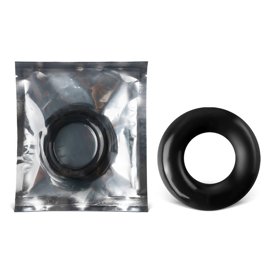 Black Silicone Solid Ring