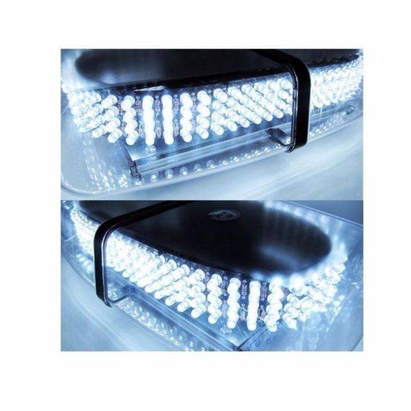 White Light Car Roof Top Emergency Warning Strobe Flash Light.