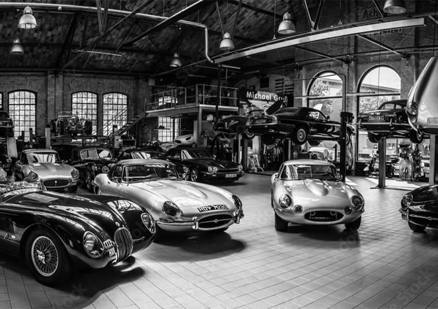 English classic retro cars
