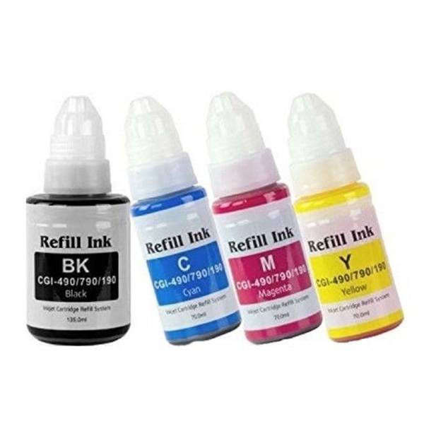 Compatible  GI-490 CISS Ink Bottle Multipack