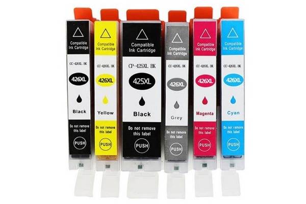 Compatible  PGI-425XL/CLI-426XL (+ Grey) Ink Cartridge Multipack
