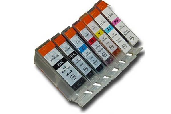 Compatible  PGI-5BK/CLI-8 (+ PC & PM) Ink Cartridge Multipack
