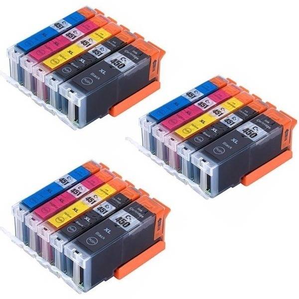 Compatible  PGI-450XL/CLI-451XL Ink Cartridge Multipacks x 3