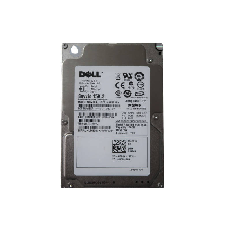 Dell 146GB 2.5 SAS HDD 9FU066-050  - FOR SERVERS ONLY