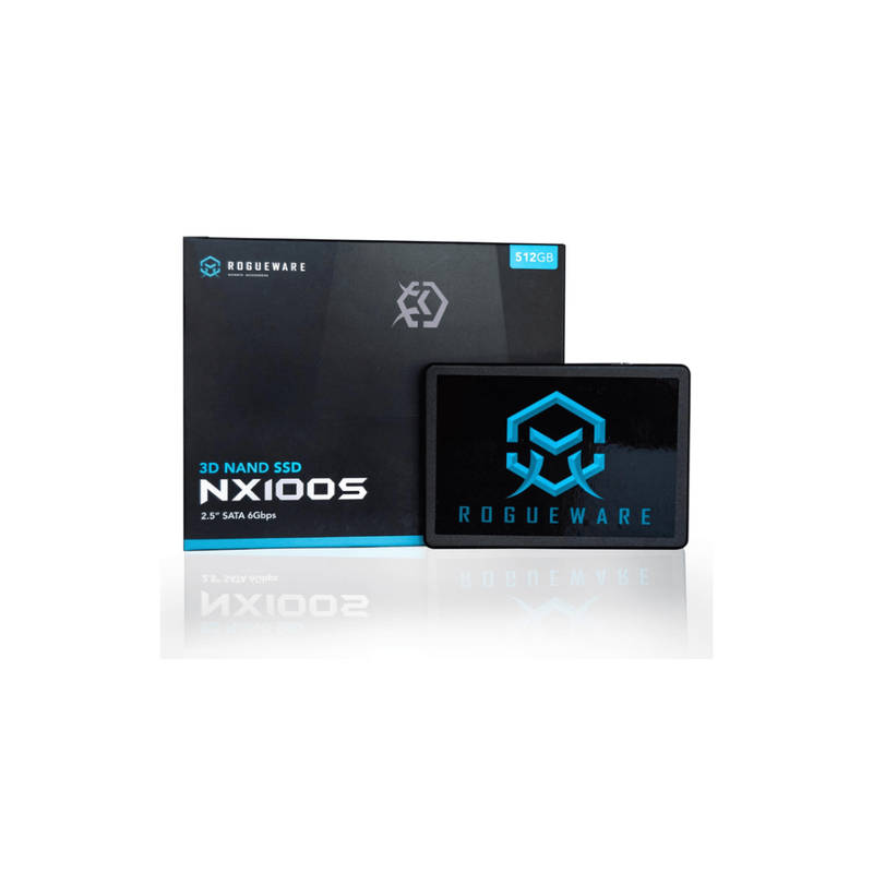 Rogueware NX100S 512GB SATA3 2.5" 3D Nand Solid State Drive (Brandnew, Sealed)