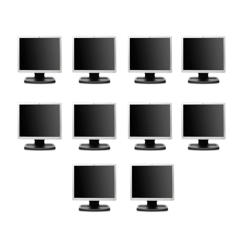 10x HP L1740 17" LCD Square Monitors Bundle Deal