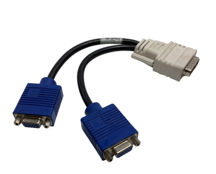 DMS-59 to Dual VGA Y-Splitter Cable