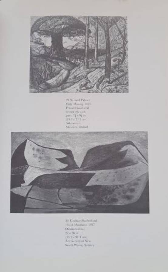 Inside page showing illustrations from New British Painting.