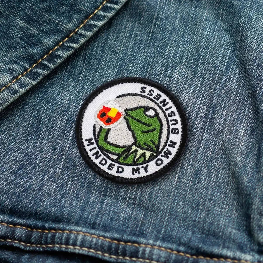 Adulting Merit Badge Embroidered Iron-On Patch (Minded My Own Business)