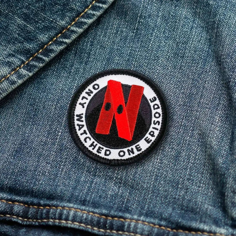 Adulting Merit Badge Embroidered Iron-On Patch (Only Watched One Episode)