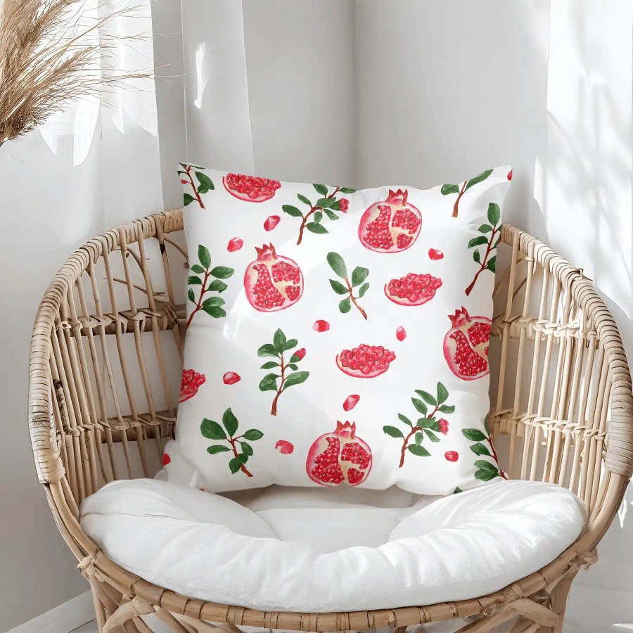 Pomegranate Throw Pillow