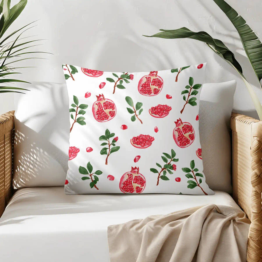 Pomegranate Throw Pillow