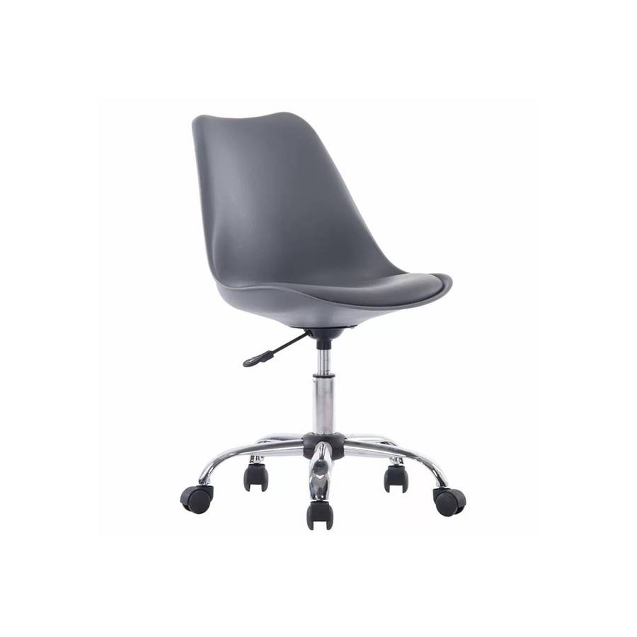 KC FURN-Eiffel padded Office Chair - Grey