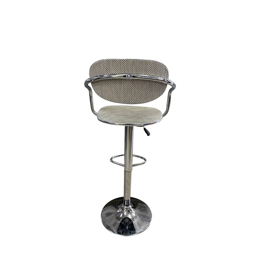 KC FURN-Bamboo Round Arm Bar Stool