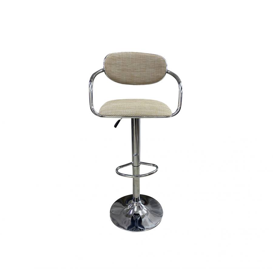 KC FURN-Bamboo Round Arm Bar Stool