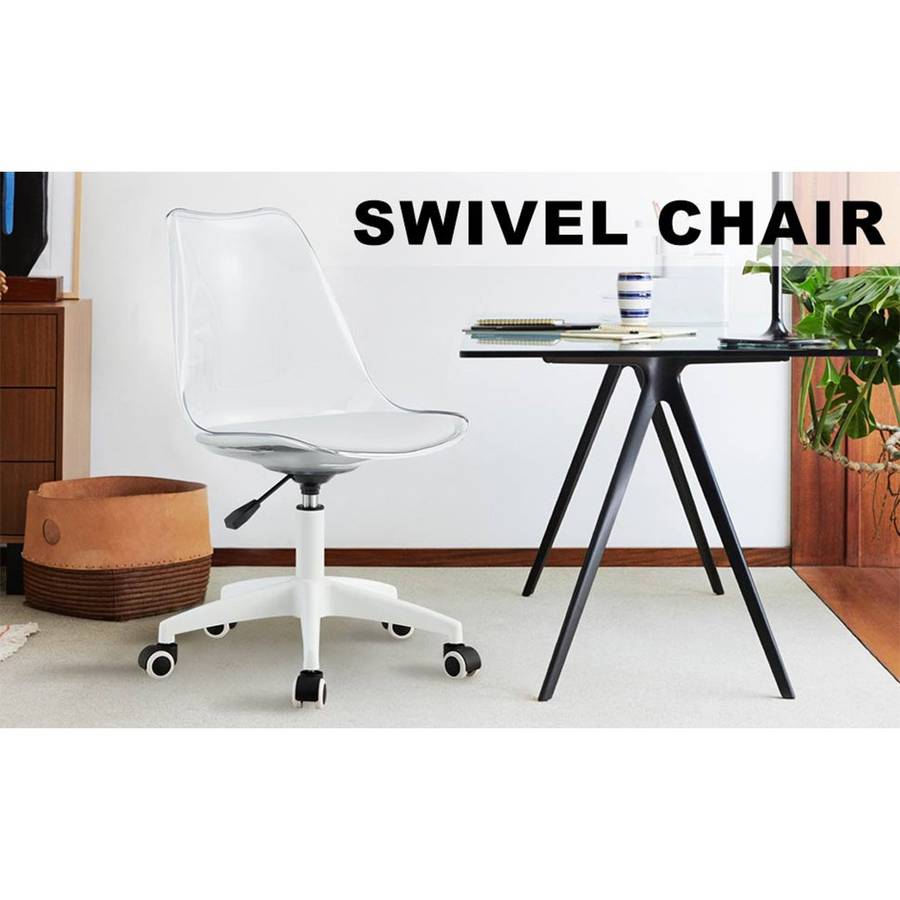 KC Furn-Transparent Eiffel Office Chair