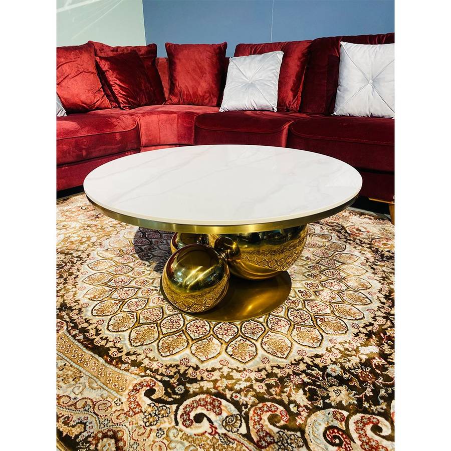 KC FURN-Madras Marble Center Table