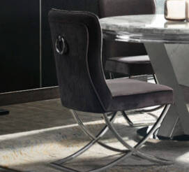 KC FURN-Trafalgar Lux Velvet Dining Chair