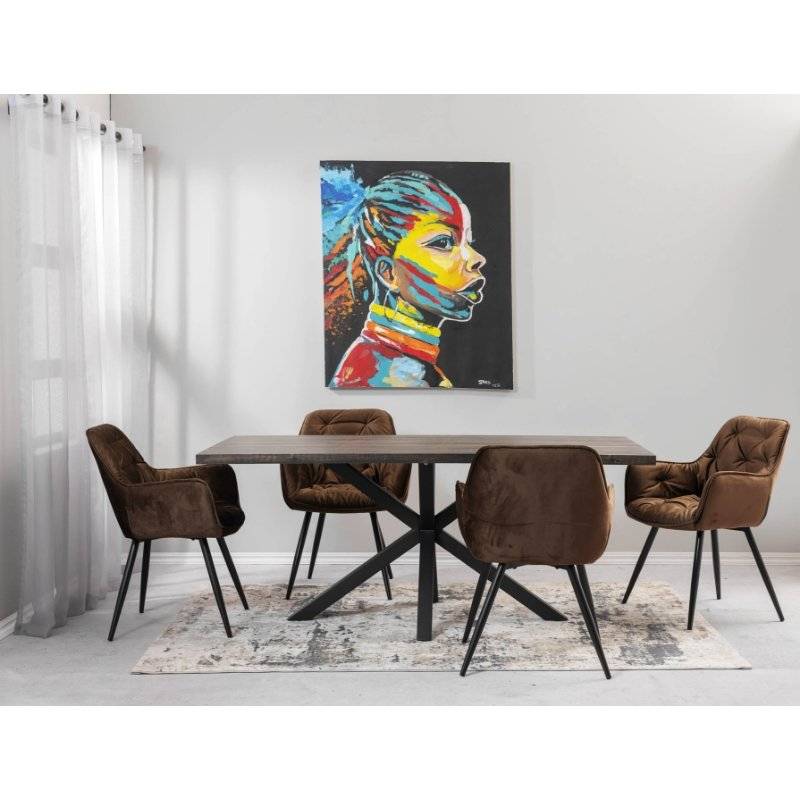 KC FURN-Winslow 4 Seater Dining Set