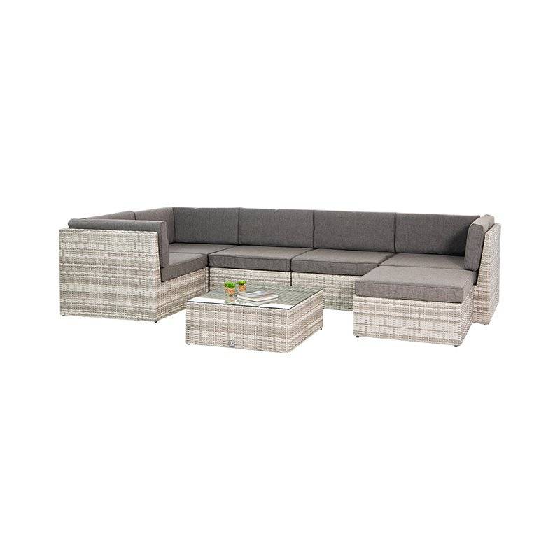 KC FURN-4 Seater SunScape Patio Set with Storage Ottoman