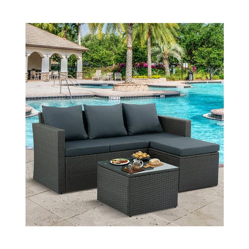 KC FURN-3piece Wayne Patio Set