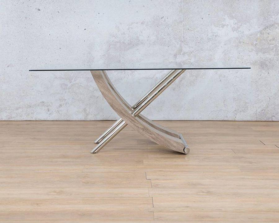 KC FURN Bridgerton Glass Dining Table