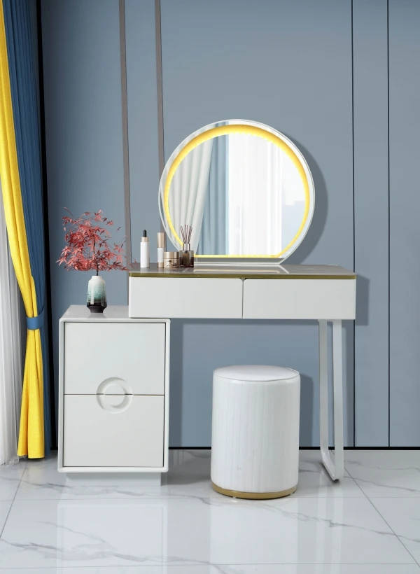 KC Furn-Simplistic Dressing Table with LED Mirror