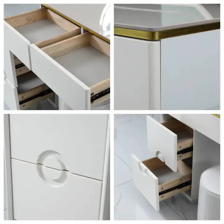 KC Furn-Simplistic Dressing Table with LED Mirror