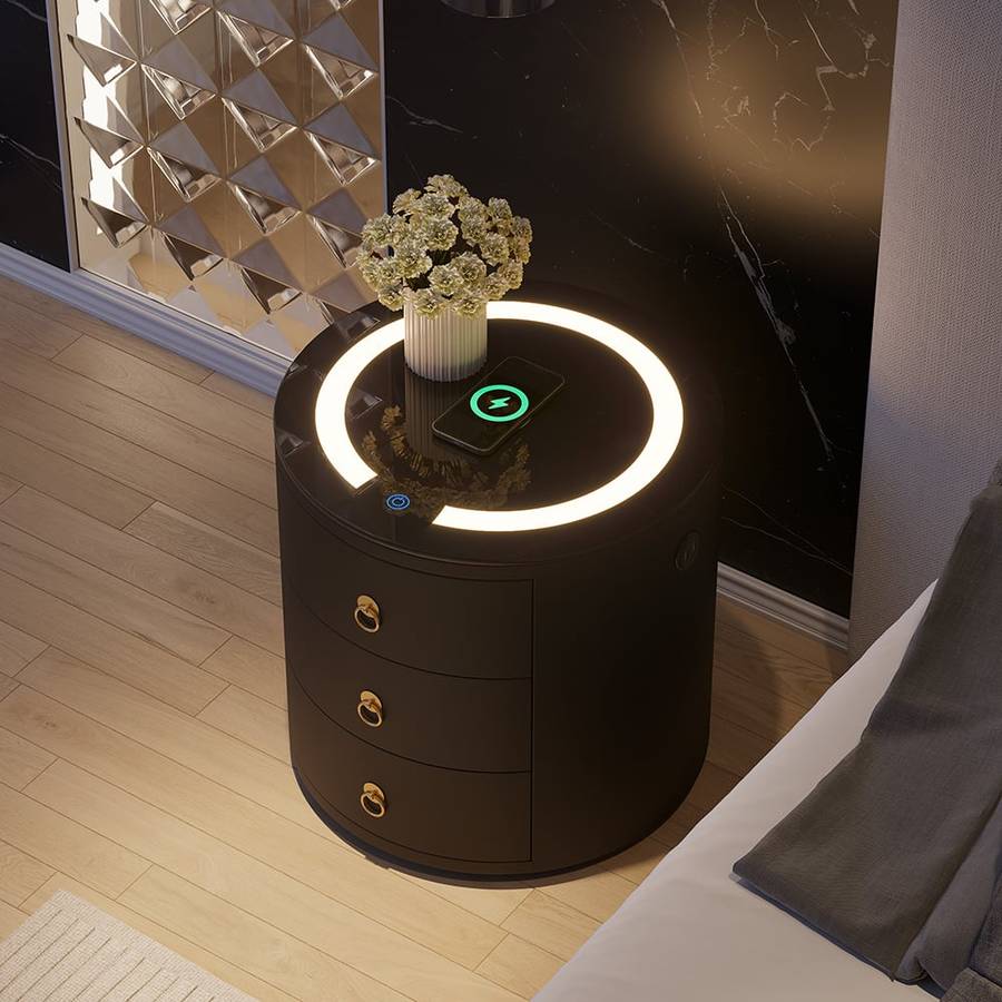 KC FURN - Courtney Smart Bedside Table