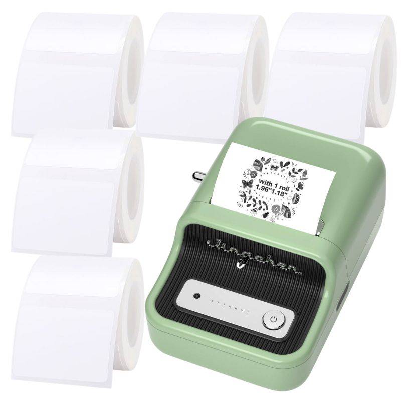3 White Labels + Niimbot B3S Thermal Label Printer Bundle