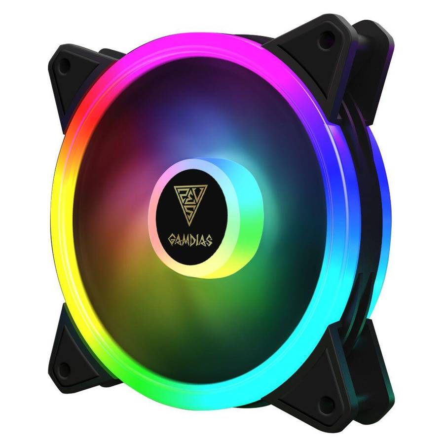 Gamdias Aeolus M2-1205R 120mm RGB Case Fans (5) + AEOLUS Box + Controller