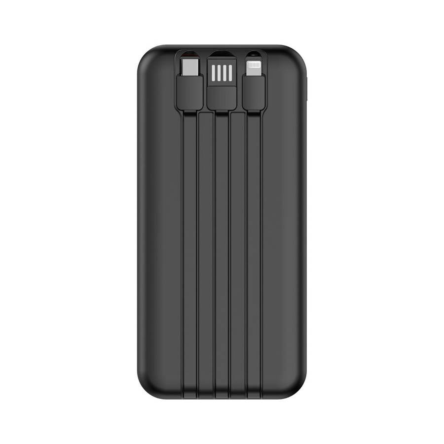 10,000Mah 15W Magnetic Wireless Power bank With Built In Charging Tables  Type-C & Lightning