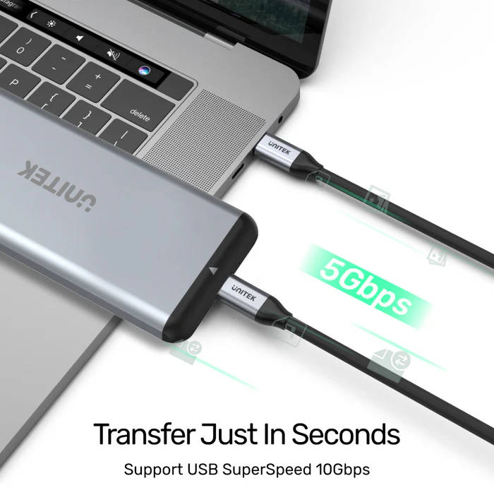 Full-Featured USB-C 100W PD Fast Charging Cable with 4K@60Hz and 5Gbps (USB 3.0) (2M)