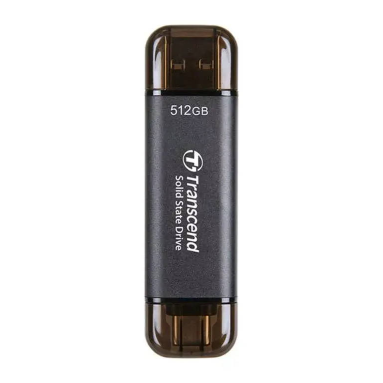 Transcend 512GB  USB3.2 Type c and a otg compact portable ssd