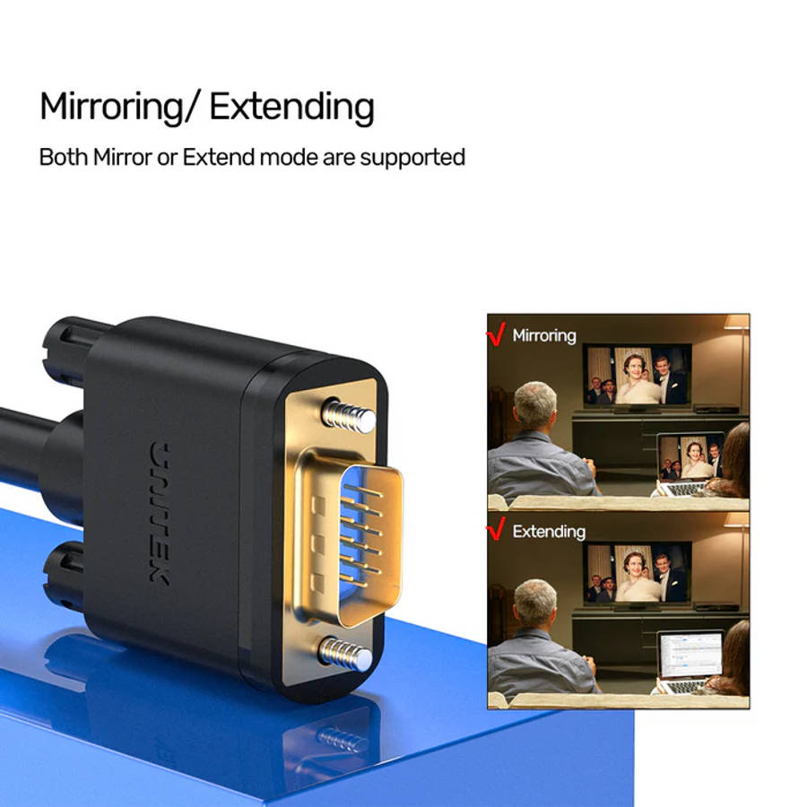 VGA 15 Pin M TO M Monitor Cable 2 Metre