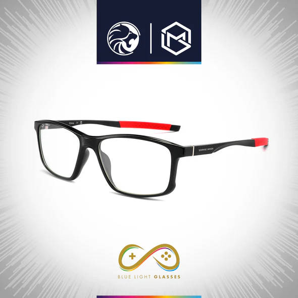 Sophie Moda- Gaming Glasses: Anti-Blue Light - Virtuoso Series (red)