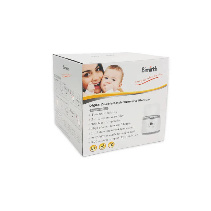 Double Bottle warmer and sterilizer