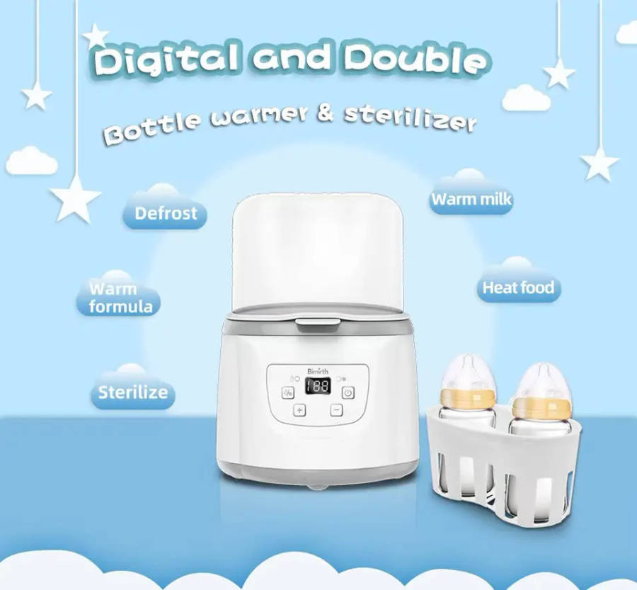 Double Bottle warmer and sterilizer